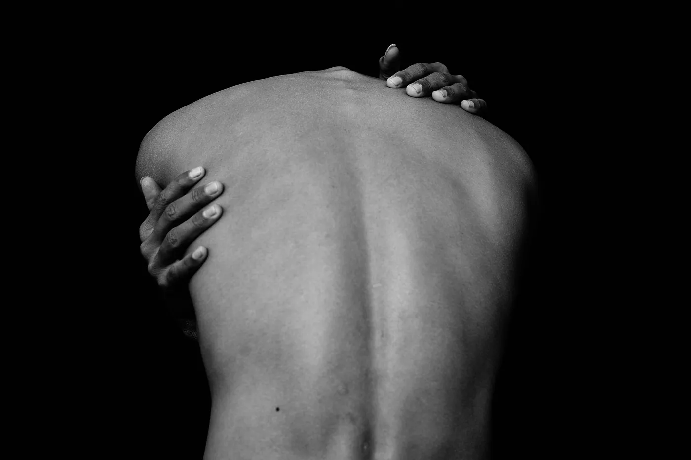 Illustrative bodywork, movement or back-awareness photograph