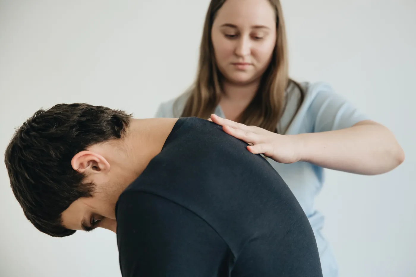 Illustrative bodywork, movement or back-awareness photograph