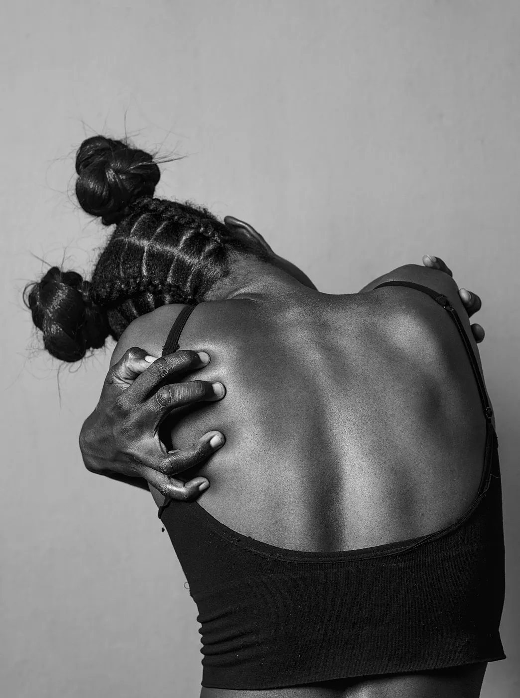 Illustrative bodywork, movement or back-awareness photograph